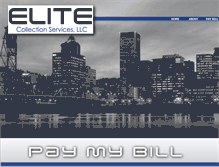 Tablet Screenshot of elitecollectionservices.com